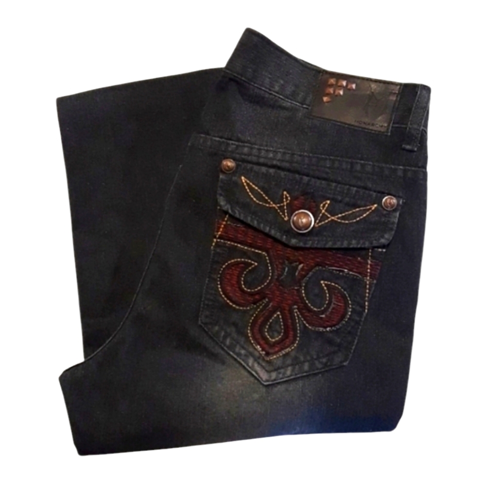 Monarchy Dark Blue Wash Denim Jeans. Men's Size: Waist 32x32 Inseam. - Picture 3 of 7
